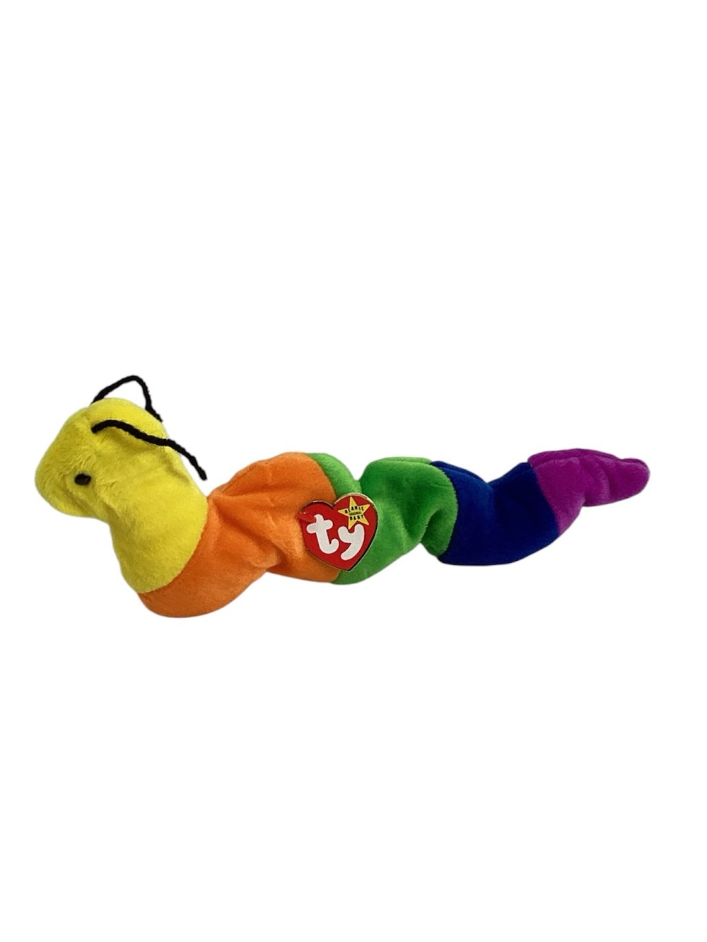💚 TY “Inch” Beanie Baby Rainbow Caterpillar - NWT